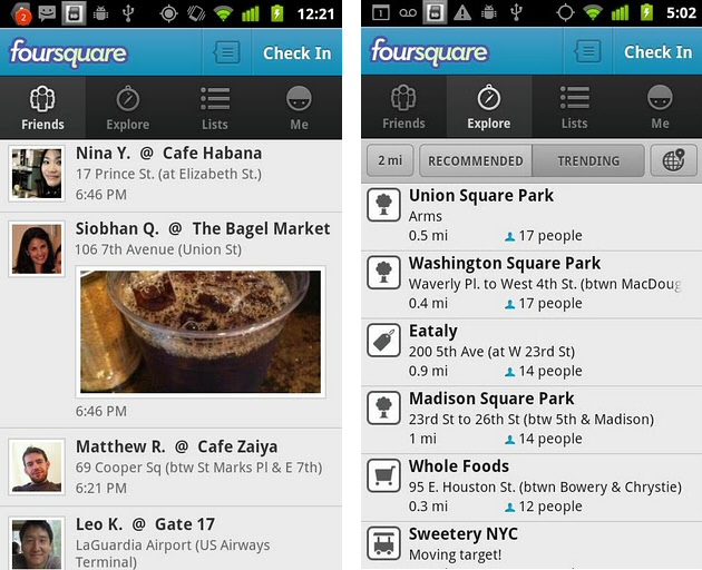 Foursquare Android App