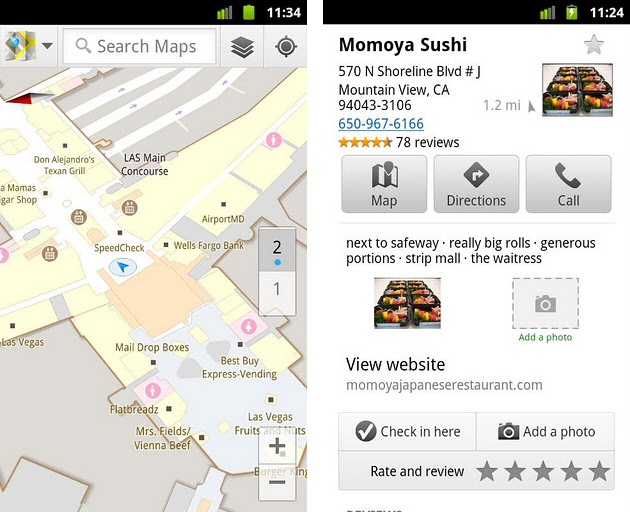 Google Maps Navigation Android App
